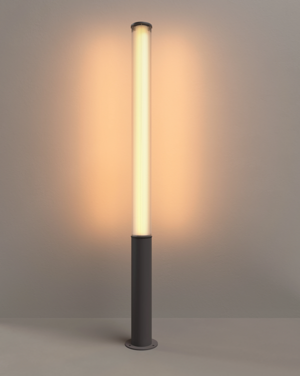 Lampa Zewnętrzna Słupek Ogrodowy 155cm 32W Antracyt IP65 Minimalistycny Maxlight Gardenia F0067 
