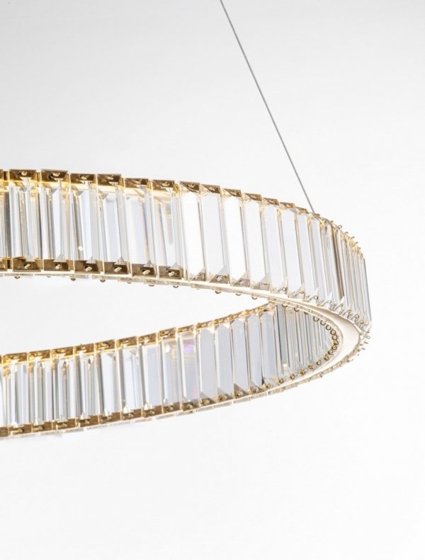 Kryształowa Lampa Wisząca Glamour BAUTA LUCES EXCLUSIVAS LE42675 Nowoczesny Żyrandol Kryształowy