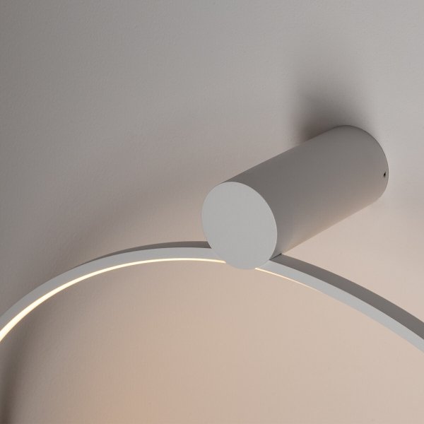 Nowoczesna Biała Lampa Ścienno Sufitowa LED Okrąg CIRCOLO 11603 NOWODVORSKI