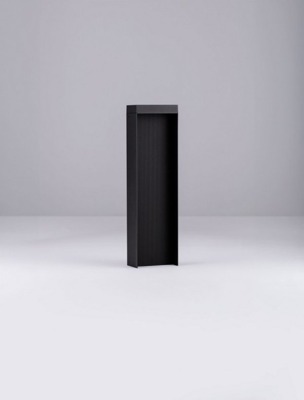 Minimalistyczny słupek ogrodowy klasyczny LED aluminiowy kolor antracyt niski prostokątny IP65 ONZULIA LE75115 Luces Exclusivas