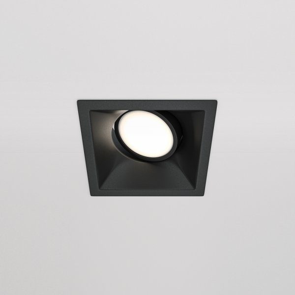 Oprawa wpuszczana downlight kwadratowa DOT DL029-2-01B MAYTONI