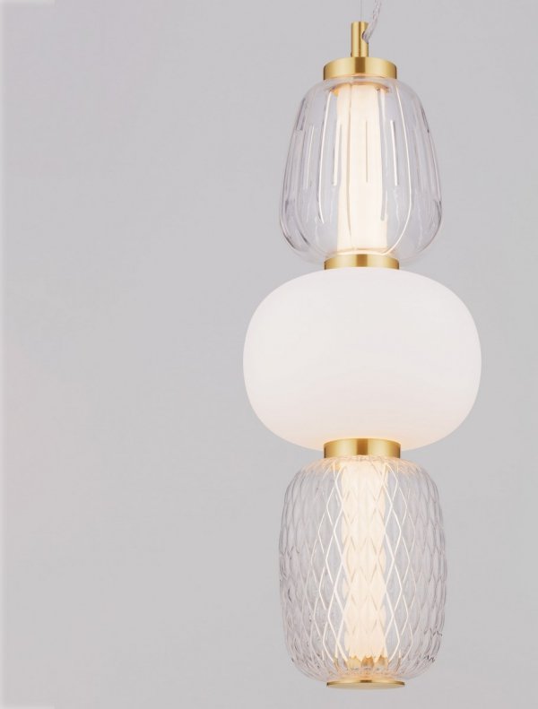 Dekoracyjna lampa wisząca LED w stylu glamour ARROYOS LE44495 Luces Exclusivas