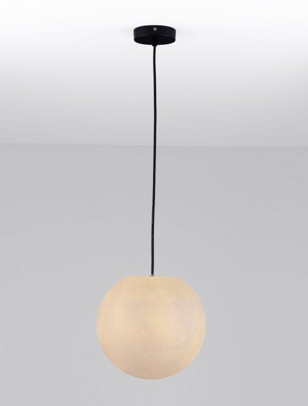 Zewnętrzna lampa wisząca kula z włókna żywicznego CELENDIN LE73762 Luces Exclusivas
