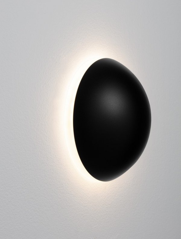 Czarny okrągły kinkiet ścienny led 9W MOXOS LE44372 Luces Exlusivas