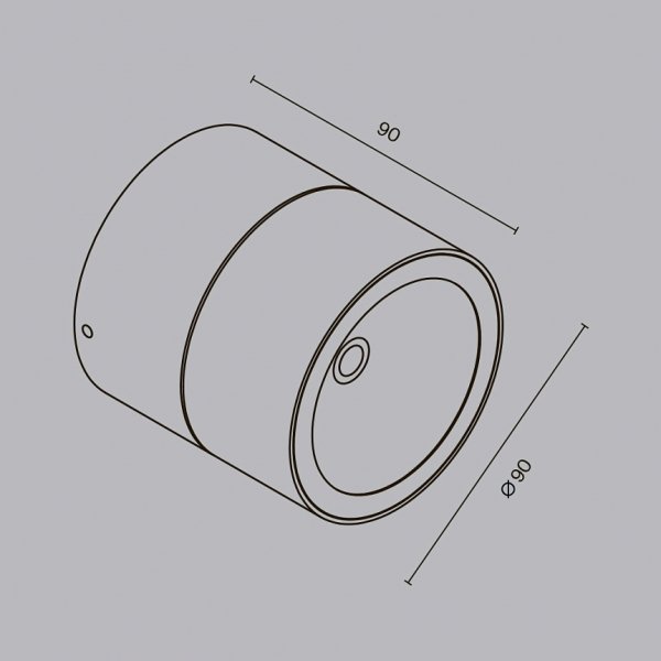 Nowoczesna Lampa Zewnętrzna Na Elewację Spin Maytoni O310CL-L5W3K