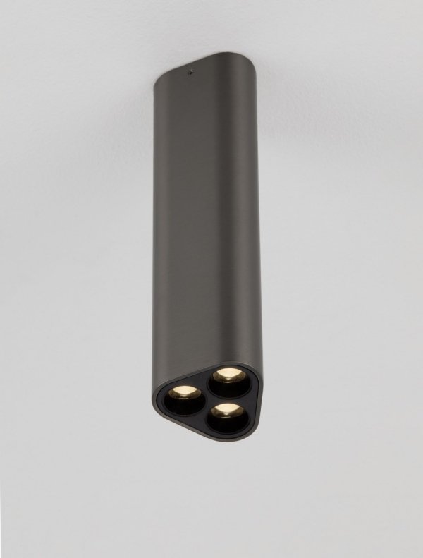 Nowoczesny plafon lampa sufitowa LED srebrna tuba uniwersalna minimalistyczna aluminiowa PARENZO LE45525 Luces Exclusivas 