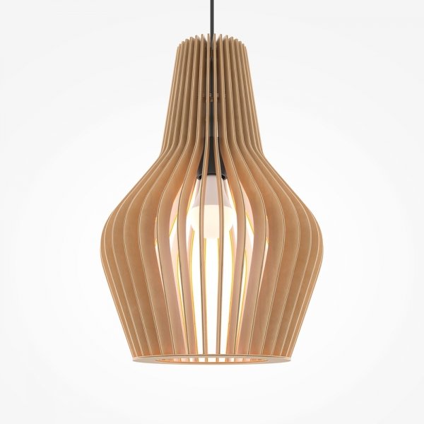 Lampa wisząca designerska rustykalna brązowa nad stół do jadalni do salonu ozdobna regulacja wysokości Roots MAYTONI MOD191PL-01W1