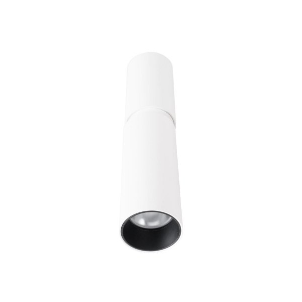 Lampa sufitowa plafon LED minimalistyczna klasyczna biała aluminiowa regulowana tuba Halo B C0247 MAXLIGHT 