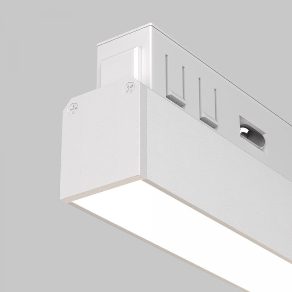 Ścieżka świetlna listwa LED do szynoprzewodu magnetycznego aluminium biały Basis MAYTONI TR102-24W4K-W