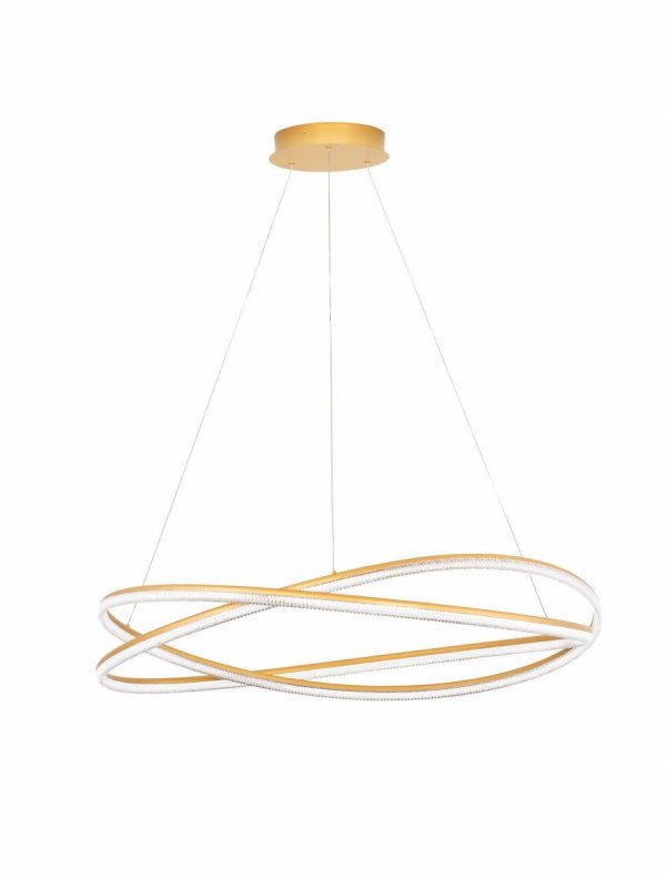 Nowoczesna Lampa Wisząca Złota LED ILAVE LE44324 LUCES EXCLUSIVAS
