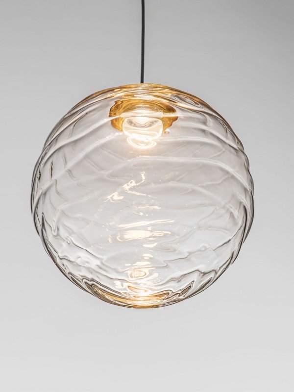 Lampa wisząca LED okrągła szklana designerska kula 14,6cm nowoczesna ALBORA LE45741 Luces Exclusivas