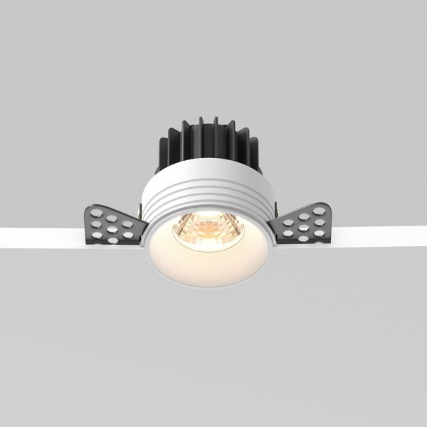 Biała Oprawka Wpuszczana Downlight Round Maytoni DL058-7W3K-TRS-W