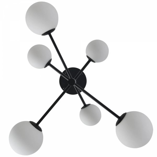 Lampa wisząca do salonu do jadalni Bolti  PLC0103-BK Yaskr  czarna G9