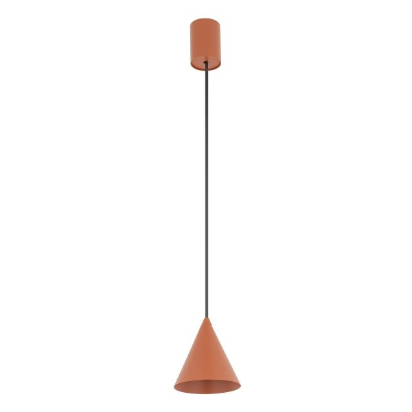 Lampa wisząca stożkowa ZENITH XS teracotta 11456 Nowodvorski Lighting