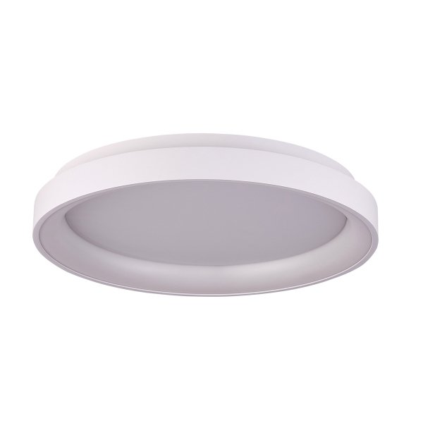 Biała Okrągła Lampa Sufitowa LED Plafon VICO PLF-53675-058RC-WH-3KS4K-TRDIMM ITALUX