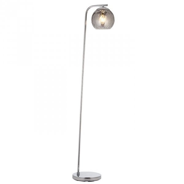 Lampa Stojąca Chrom Metalowa Szklany Klosz LED DIMPLE 97978 ENDON