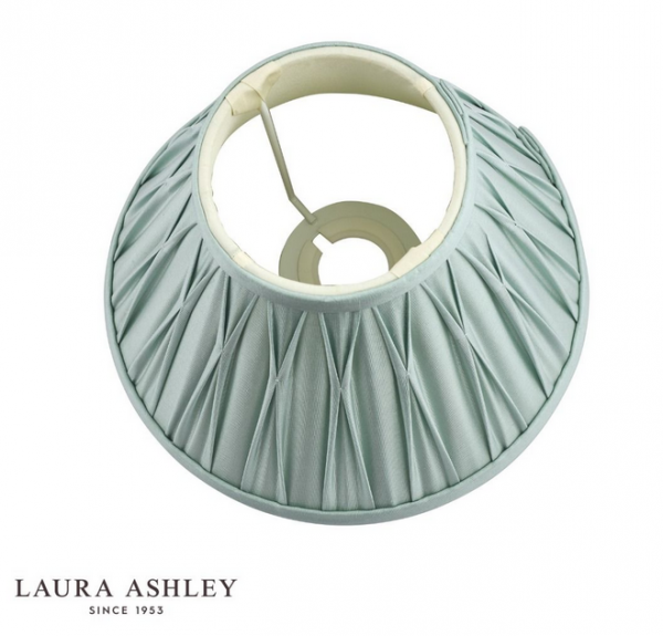 Klosz Abażur 40cm LAURA ASHLEY Fenn Silk Duck Egg DAR LIGHTING LA3549667-Q (Abażur- Bez Podstawy)
