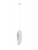 Nowoczesna biała lampa wisząca owalny klosz minimalistyczna uniwersalna skandynawska LONTIZA LE45333 Luces Exclusivas 
