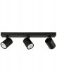 NOWOCZESNA LAMPA NATYNKOWA SPOT CZARNY ITALUX LUMSI SPL-2071-3-MB-BL 