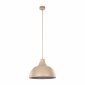 Jasno brązowa minimalistyczna lampa wisząca w stylu rustykalnym z elementem drewnianym CAP SABIA 10656 TK-Lighting 