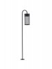 Minimalistyczny słupek ogrodowy uniwersalny LED aluminiowy czarny tuba IP65 Luces Exclusivas 