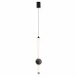 Nowoczesna lampa wisząca listwa z kulą LED kamień naturalny designerska Verdes P0611 Maxlight 