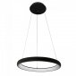 NOWOCZESNY LAMPA WISZĄCA LED OKRĄG ITALUX ALESSIA 5280-840RP-BK-3 CZARNA 
