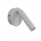 Biały kinkiet reflektor z wyłącznikiem regulowany LED 2,5W Carda Italux WL-64834-1-WH 