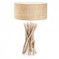 Lampa Podłogowa Designerska Drewniana DRIFTWOOD TL1 129570 IDEAL LUX 