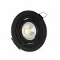 Oczko podtynkowe regulowane czarne Halo Yaskr RL0103-BK 
