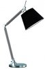 NOWOCZESNA LAMPA STOŁOWA NOCNA AZZARDO ZYTA TABLE AZ2307+AZ2600 ALU/BK 