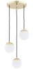 NOWOCZESNA LAMPA SUFITOWA WISZĄCA GLAMOUR W MOSIĄDZU ARGON LIVIA 1416 