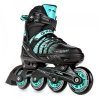 Rolki Raven Crystal (black/mint)