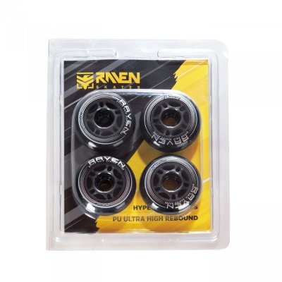 4 kółka Raven 80mm 82A (czarne)