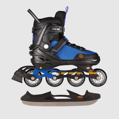 Rolki 2w1 Nils Extreme NH18188 (black/blue/orange)