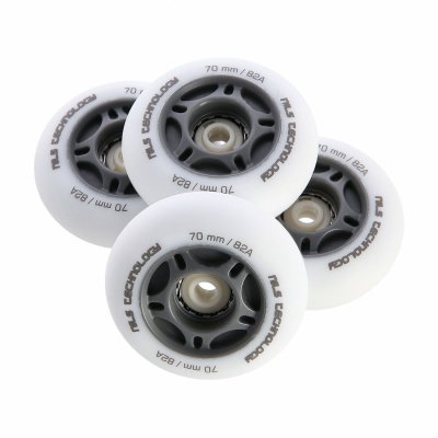Kółka Nils PU 70x24 82A LED-3 (4 szt.)
