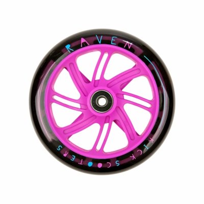 Świecące kółko do hulajnogi Raven Elena Black 145mm 