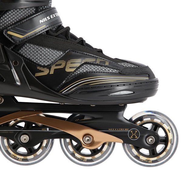Rolki Nils NA2150 Black/Gold