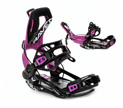 Wiązania snowboardowe Raven FT360 (fuchsia) 2025