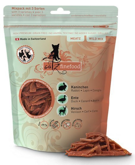 Catz Finefood Meatz Wild Mix - królik, kaczka, jeleń 45g
