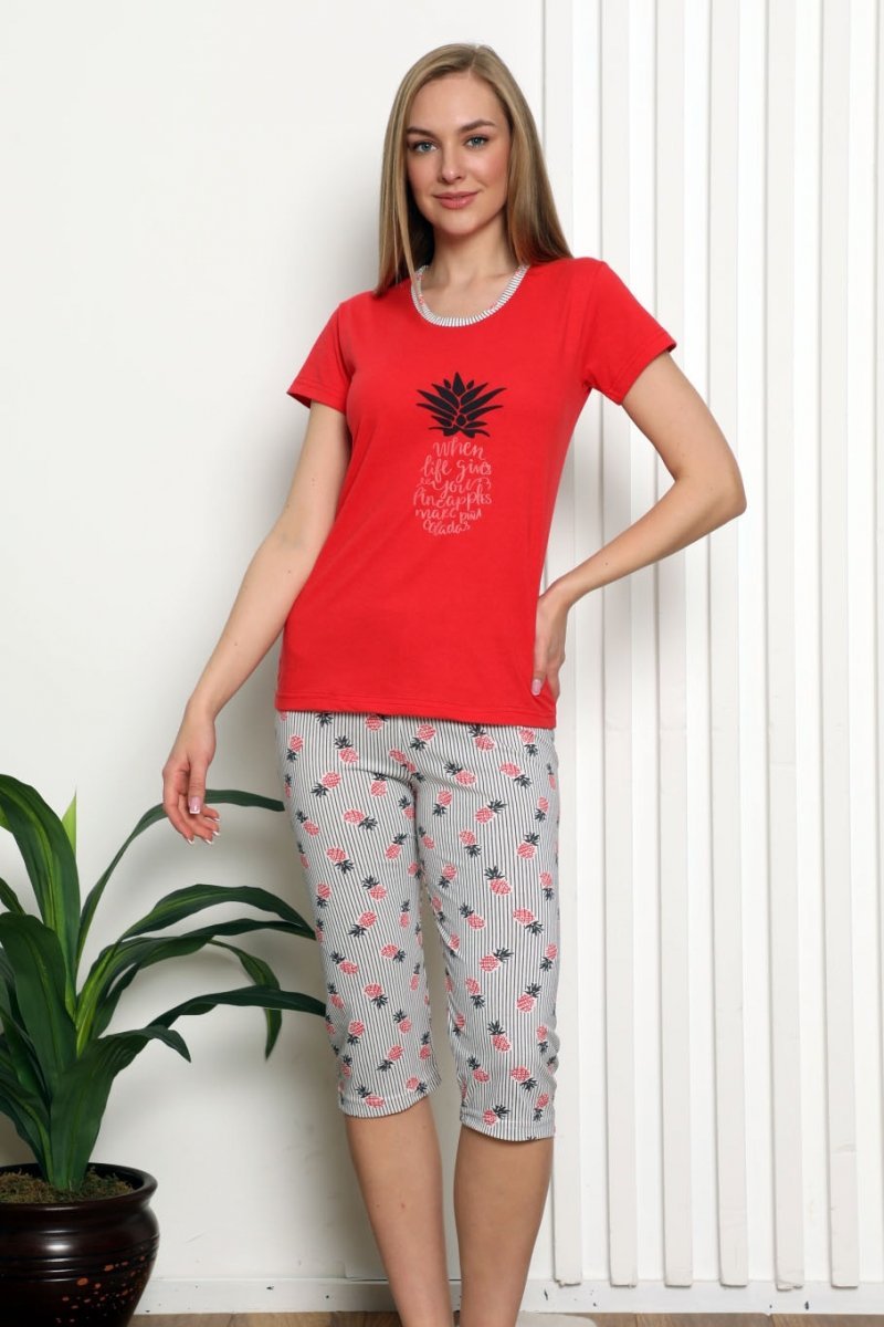 Piżama damska 3/4 ANANAS R: