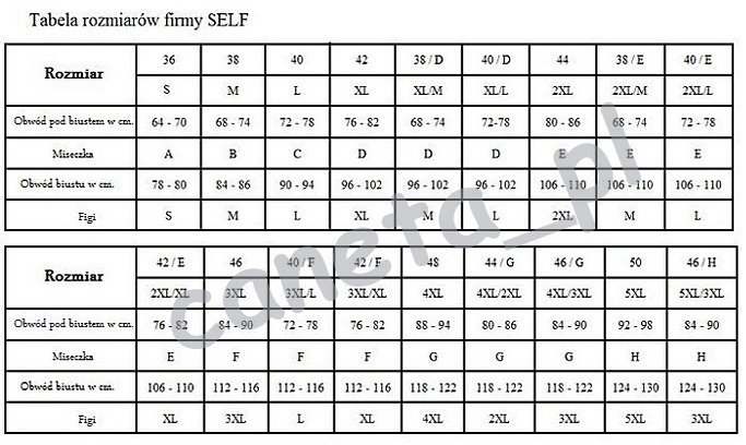 SELF Kostium kąpielowy S1023  Czerwień R: