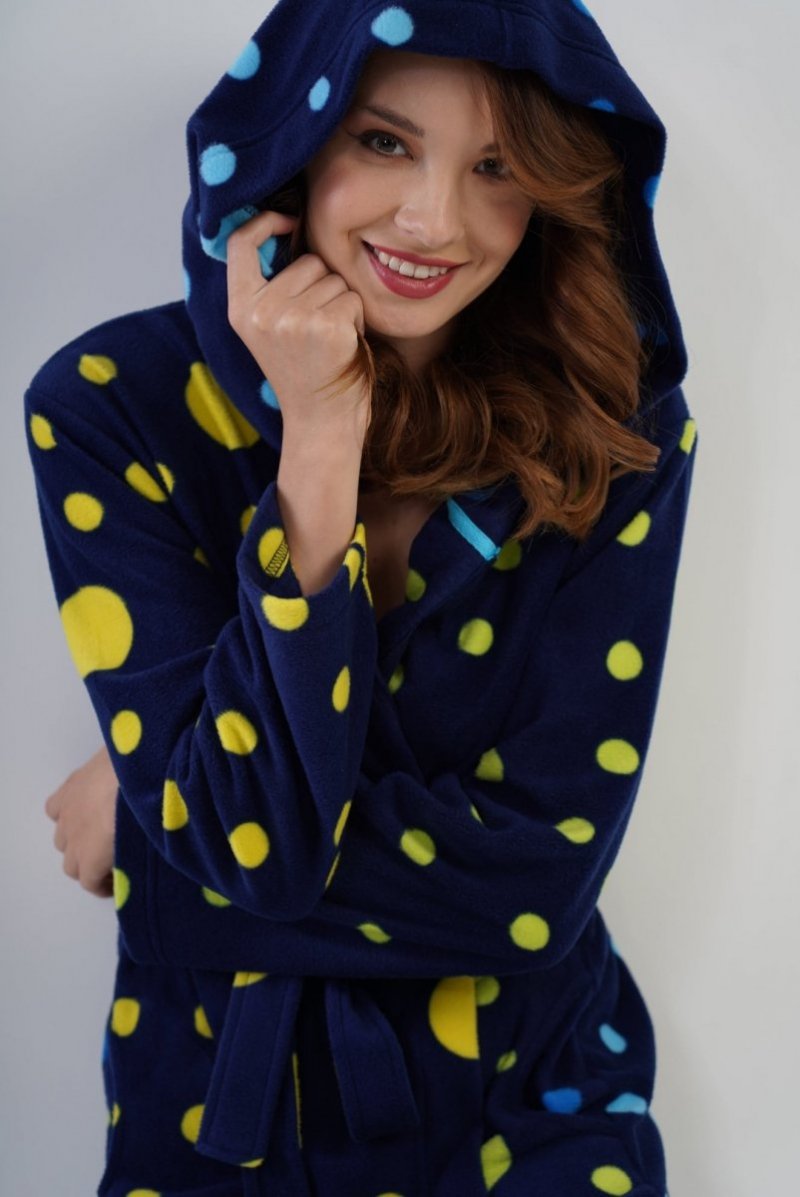 Vienetta Długi Polarowy Szlafrok - KOŁA R: