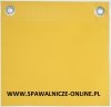 KURTYNA ZBROJONA OPEN WELD SOLID HD CZARNA, ŻÓŁTA, NIEBIESKA 1950X2000 mm (szer.x wys.)