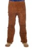 WELDAS - 44-7440 Lava Brown™ skórzane przody spodni spawalniczych z dwoiny bydlęcej, 102 cm dł.