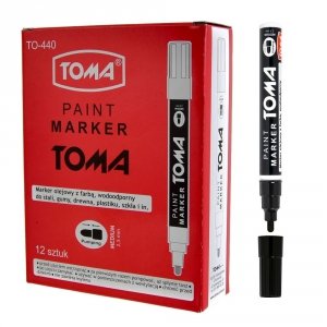 TOMA - MARKER OLEJOWY CZARNY
