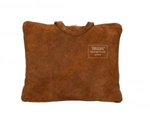 WELDAS - 44-7925 Lava Brown™ poduszka spawalnicza; dwoinowa, brązowa skóra wołowa, rozmiar: 39 x 33 x 3 cm.