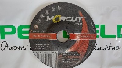 MORCUT PRO - Tarcza do szlifowania  INOX/METAL125x6,4X22,23
