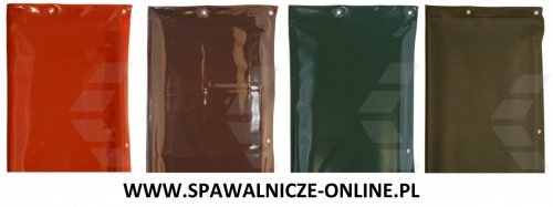 Parawan spawalniczy OPEN WELD SOLID 2700x1900 mm z kurtyną foliową (szer x wys)