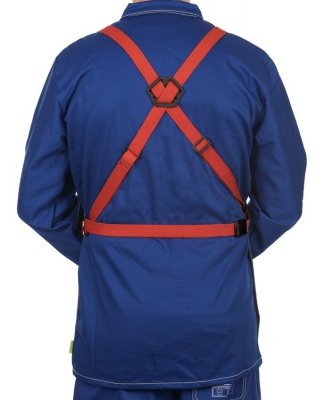 WELDAS-38-4336 Arc Knight® fartuch spawalniczy, wysokiej odporności trudnopalna bawełna 520 gr./m2 (91 cm/60cm) dł x szer